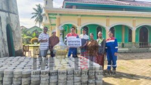 KKKS Pertamina EP Adera Field Serahkan Bantuan Pembangunan Masjid Al-Muttaqin
