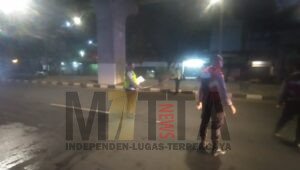 Lakalantas Motor Honda CBR dan Pengendara Sepeda