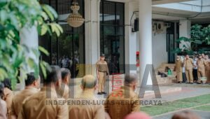 Sempat Berhenti Akibat Pandemi Covid 19, Pemko Medan Kembali Gelar Apel Pagi