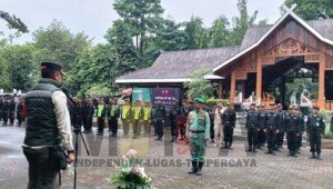 Ratusan Linmas Meriahkan HUT Satpol PP Ke 73 Tingkat Kabupaten Purwakarta