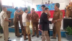 Lepas Sambut SMPN 1 Karawang Timur Berlangsung Khidmat