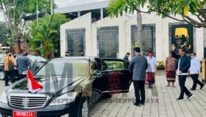 Sebelum Resmikan Bendungan Danu Kerthi Buleleng, Presiden Jokowi Mampir ke Taman Bung Karno