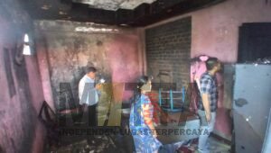 Diduga Colokan Listrik Terbakar, 1 Buah Rumah Terbakar