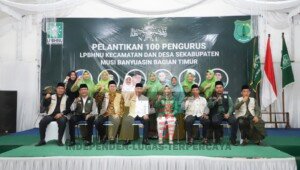 Bupati Apriyadi Lantik Pengurus LPBHNU se-Kecamatan Wilayah Timur