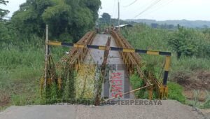 Jembatan Citamiang Ambruk, Dinas PUTR Purwakarta Turun ke Kelapangan