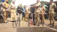Wujudkan Kabupaten Sehat, Pj Ketua TP PKK Muba Blusukan ke Pasar Randik