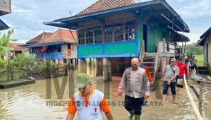 Kapolres Prabumulih Bersama BPBD Cek Debit Air di Payu Putat