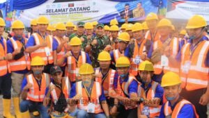 Kodim 0418/Palembang Ikuti Bimtek Serkom Tenaga Kerja Konstruksi Terampil