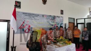Tasyakuran HUT Dekranas ke-43, Bupati Tulungagung Potong Nasi Tumpeng