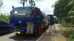 Jalur Sarolangun – Jambi Kembali Macet, Ini penyebabnya