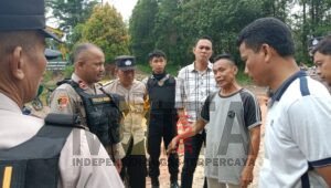Polres Prabumulih Kawal Demo Seismik Payuputat, Ini Kata Kapolsek Prabumulih Barat