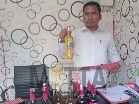 Razia Pekat, Polsek Prabumulih Barat Sita Minuman Keras
