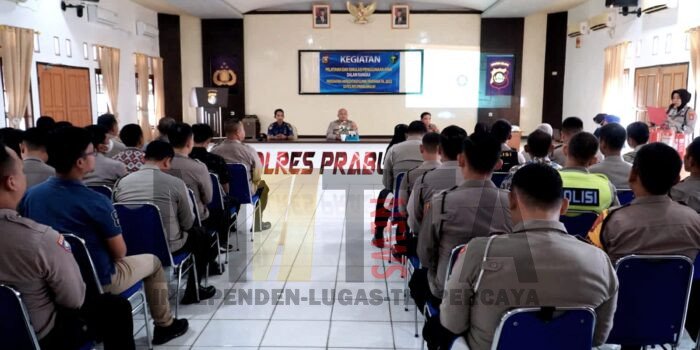 Polres dan Damkar Prabumulih Simulasi Kebakaran