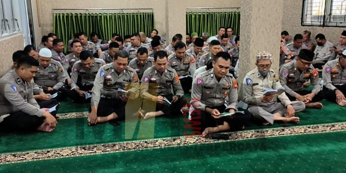 Dirlantas Polda Sumsel Berdzikir di Musholah Al Ikhlas