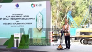Groundbreaking PLTA Mentarang, Presiden Jokowi Dukung Transformasi Indonesia Menuju Ekonomi Hijau