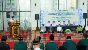 Wagub Dampingi JK, Minta Pengurus DMI Sumsel Tingkatkan Semangat untuk Makmurkan Masjid
