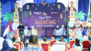 Buka Pasar Bedug Seguntang, Herman Deru Apresiasi Kolaborasi Admin Medsos Palembang, IKAPPI dan ICSB Sumsel