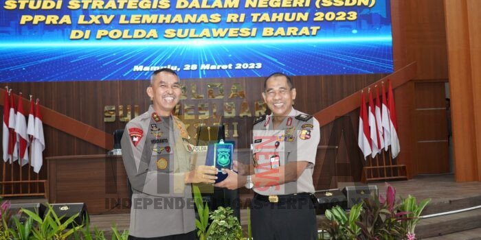 Terima Kunjungan Peserta Lemhanas RI, Kapolda Sulbar Paparkan Ini