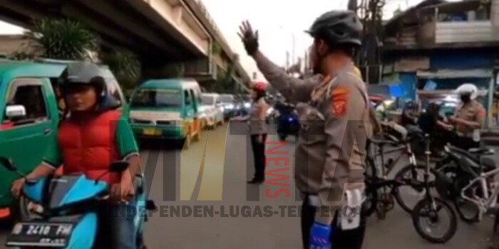 Satlantas Polres Cimahi Mulai Dirikan Pos Pengamanan dan Pos Pelayanan Mudik Lebaran