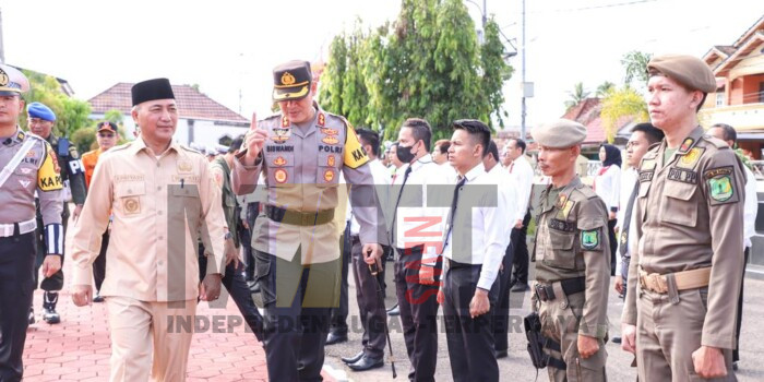 Pj Bupati Muba Pimpin Apel Gelar Pasukan Ops Ketupat 2023