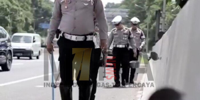 Satlantas Polres Cimahi Menyisir Jalur Tol Purbaleunyi, Ini Hasilnya