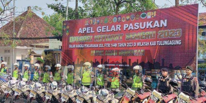 Gelar Apel Pasukan Operasi Ketupat Semeru 2023