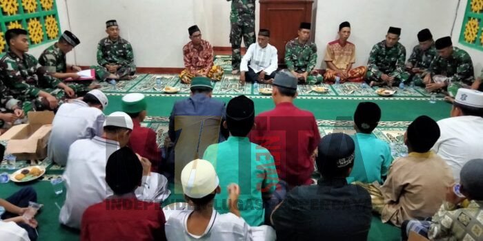 Prajurit Kodim 0425/Seluma Menggelar Doa Bersama Untuk Satgas di Wilayah Papua