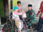 Prajurit 144/JY Salurkan Zakat Fitrah