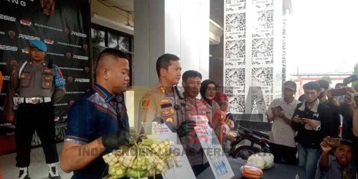 Polres Karawang Tangkap Pelaku Pengedar Uang Palsu