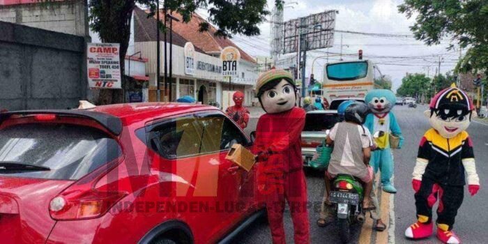 Kemunculan Boboi Boy di Tulungagung Jelang Idul Fitri 1444 H