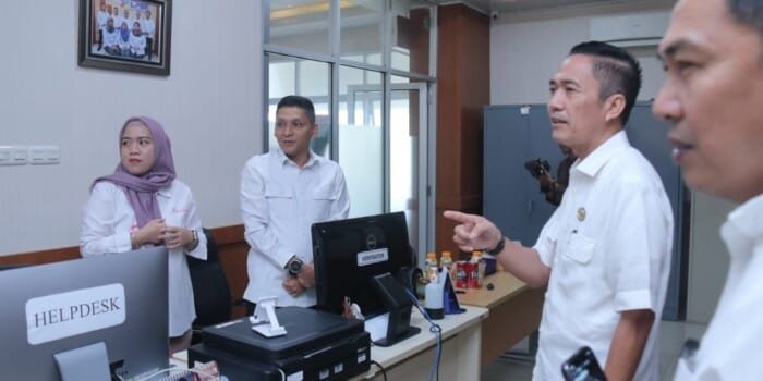 Sekda Ratu Dewa Silaturahmi Usai Lebaran