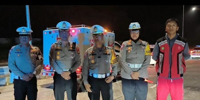 Ditlantas Polda Sumsel Sterilisasi Tol Prabumulih – Indralaya