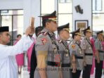 Polda Sulbar Gelar Upacara Sertijab Pejabat Utama