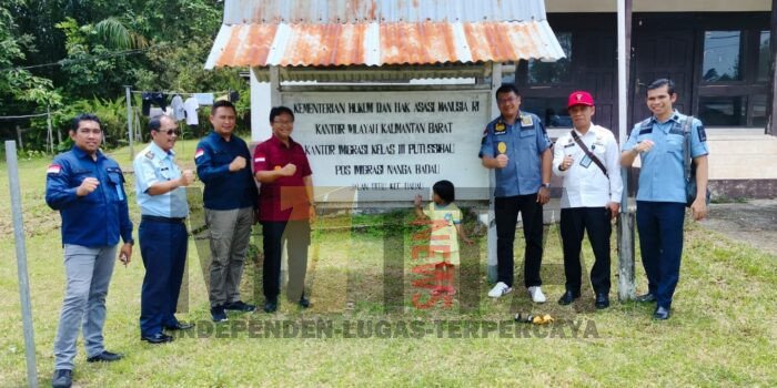 Kunker ke Putussibau Kadivmin Kanwil Kemenkumham Kalbar Sambangi PLBN Nanga Badau