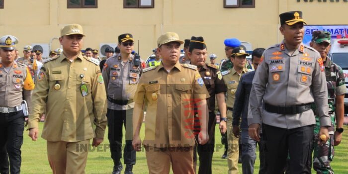 Bupati Labuhanbatu Cek Kesiapan Pasukan OPS Ketupat Toba 2023