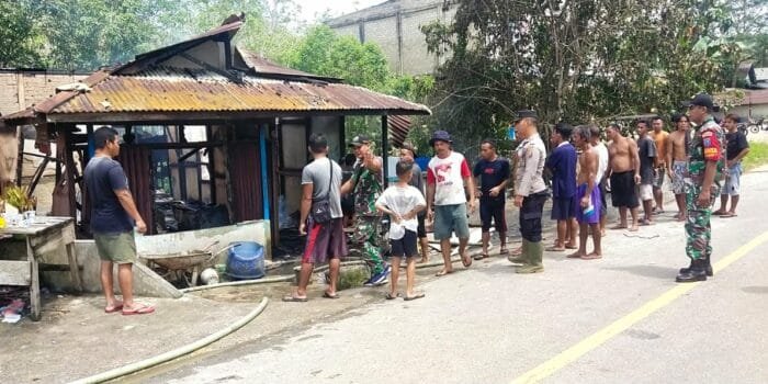 Satu Unit Ruko di Bongkong Kecamatan Silat Hilir Terbakar, Polisi: Tidak Ada Korban Jiwa