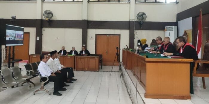 Tiga Terdakwa Kasus Korupsi Program Serasi Kabupaten Banyuasin Jalani Sidang Perdana