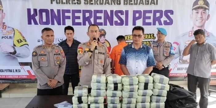 2 Kurir Sabu Diamankan Polisi Sergai, BB 28 Kg