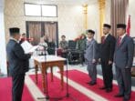 Pj Gubernur Sulbar Lantik Tiga Pejabat Tinggi Pratama