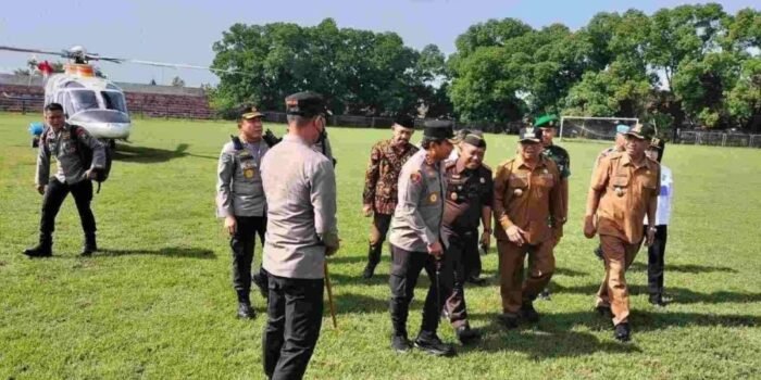 Bupati dan Wakil Bupati Tulungagung Sambut Kedatangan Kapolda Jatim 