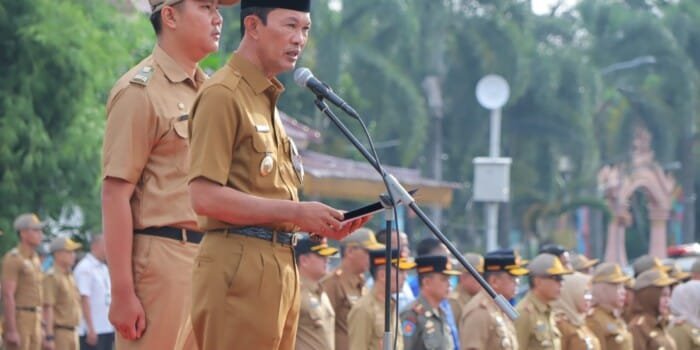 Pemkot Palembang Gelar Apel Gabungan Pasca Liburan Lebaran