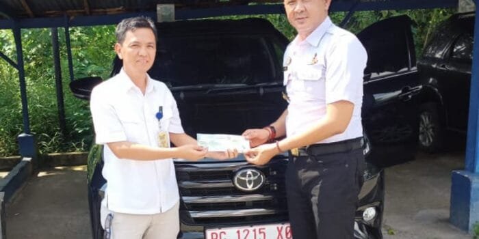 Rutan Prabumulih Terima Bantuan 1 Unit Mobil Operasional dari Pemkot