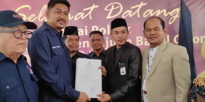 Fitri Sedang Sakit dan Ada Kegiatan, Penyerahan Berkas Bacaleg Nasdem Tanpa Ketua DPD