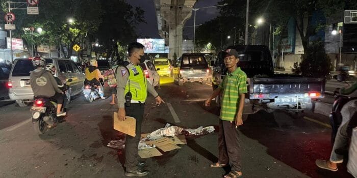 Hantam Mobil Pickup, Pengendara Motor Tewas Ditempat