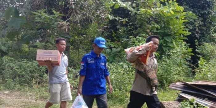 Beri Perhatian Korban Kebakaran di Jirak Jaya, Pemkab Muba Salurkan Bantuan