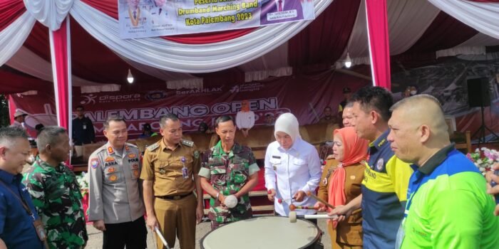40 Tim Bertarung di Palembang Open Drumband Marching Band 2023