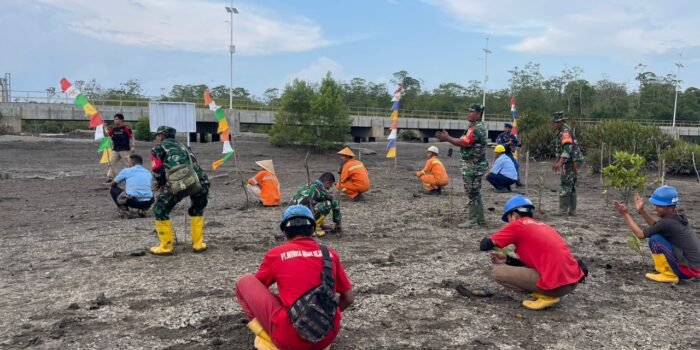 Mitigasi Perubahan Iklim dengan Penanaman serta Rehabilitasi Mangrove Serentak TNI Se-Indonesia