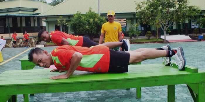 Ukur Kemampuan Prajurit, Kodim 0117/Aceh Tamiang Laksanakan Samapta Periodik