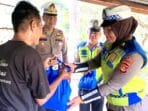 Jumat Curhat Satlantas di Pangkalan Ojek Prabu Jaya, Ini Pesan Muthe
