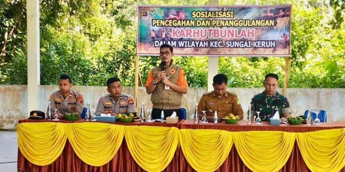 Cegah Karhutbulah, BPBD Muba Gelar Sosialisasi